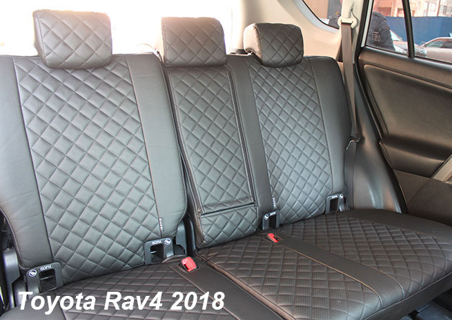 Чехлы на задние сиденья Toyota Rav4 4 поколения